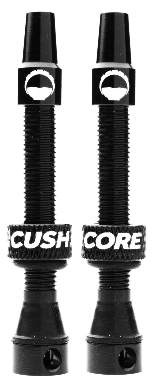 CUSHCORE 55MM TUBELESS PRESTA VALVE SET BLACK